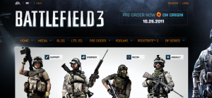 Battlefield3officialsite Battlefield 3 site is redirected from ModernWarfare3.com