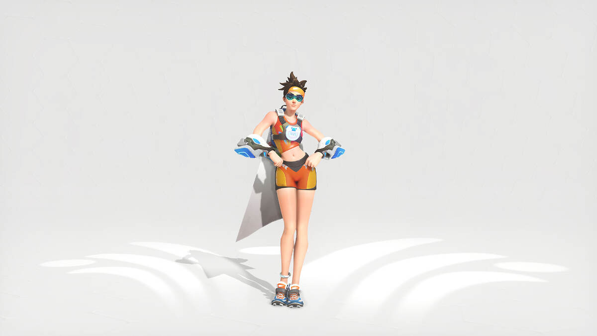 Overwatch Summer Games 2016 Tracer Sprinter Skin