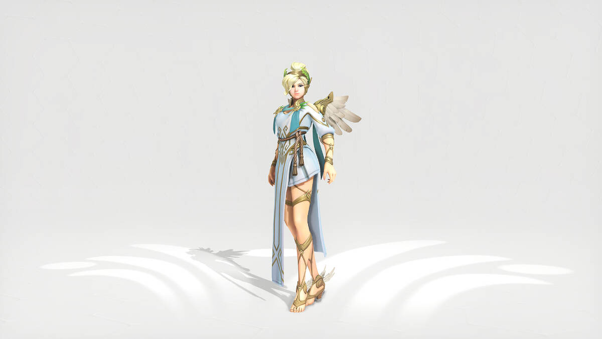 Overwatch Summer Games 2017 Mercy Winged Victory Skin