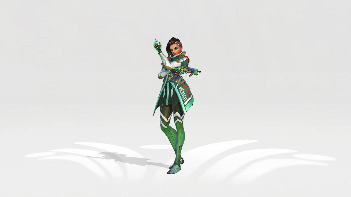 Overwatch Summer Games 2018 Sombra Mexicana Skin