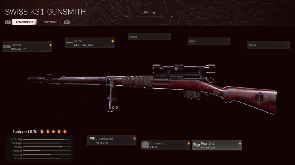The best guns in Call of Duty Warzone Pacific Season 1 - The Swiss K31